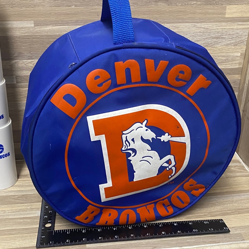 NFL Denver Broncos tailgating vintage Super Bowl party Sunday game day - Picture 8 of 10